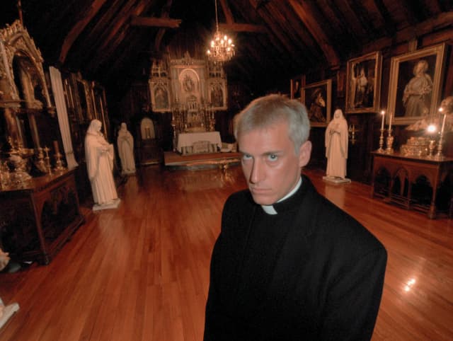 You are a priest during confession. Someone has just confessed to a crime that hasn't happened yet.